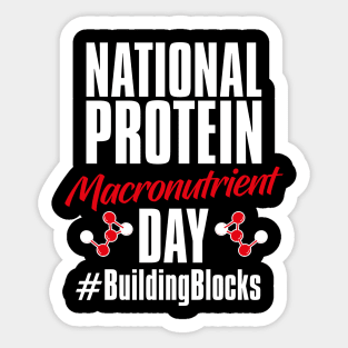 National Protein day – February Sticker